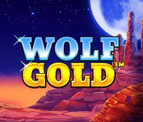 Wolf Gold slot logo by Pragmatic Play at OneCasino